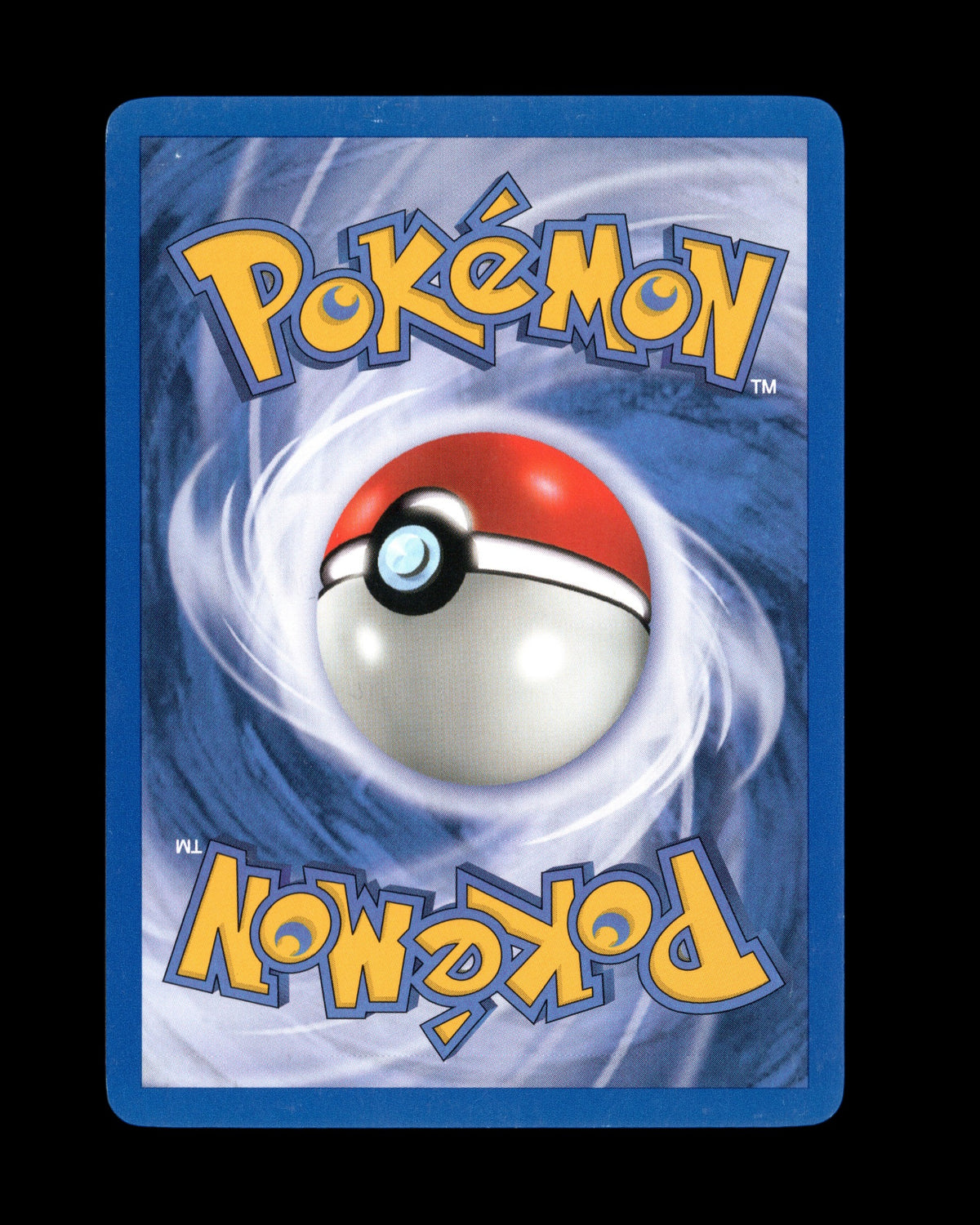 CardVault Belgium Pokémon kaart achterkant met klassiek blauw en wit logo ontwerp in uitstekende staat