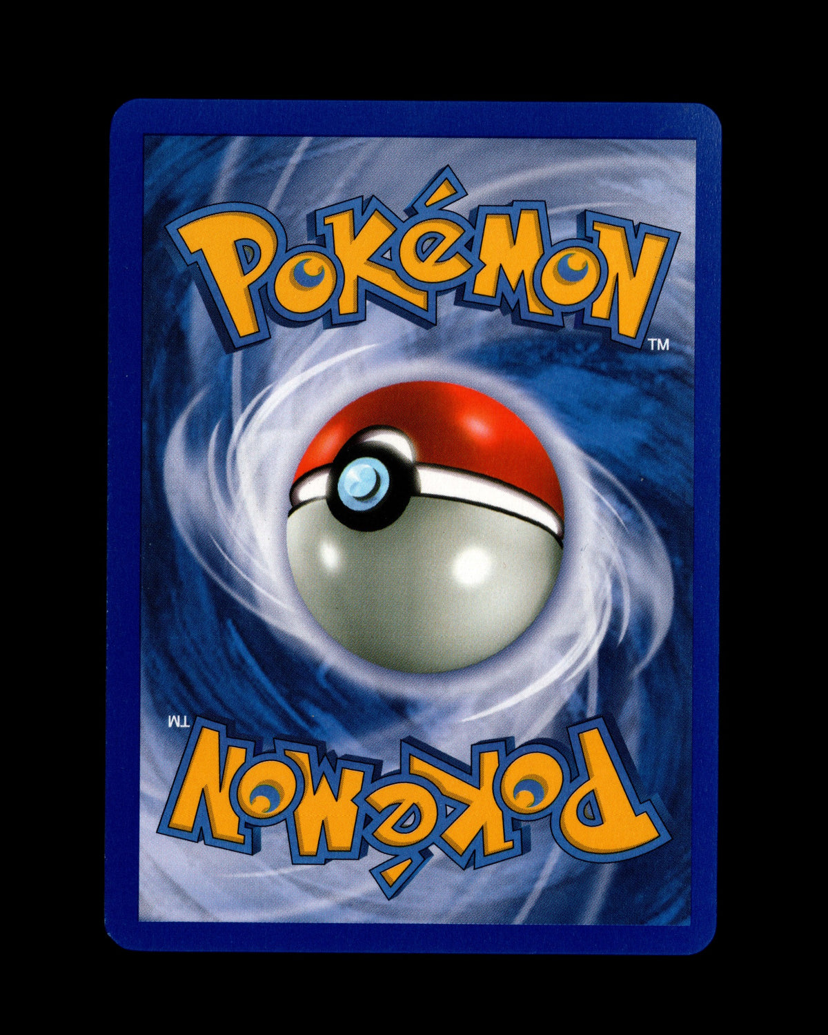 CardVault Belgium Pokémon kaart achterkant met klassiek blauw logo en Pokéball design in uitstekende staat