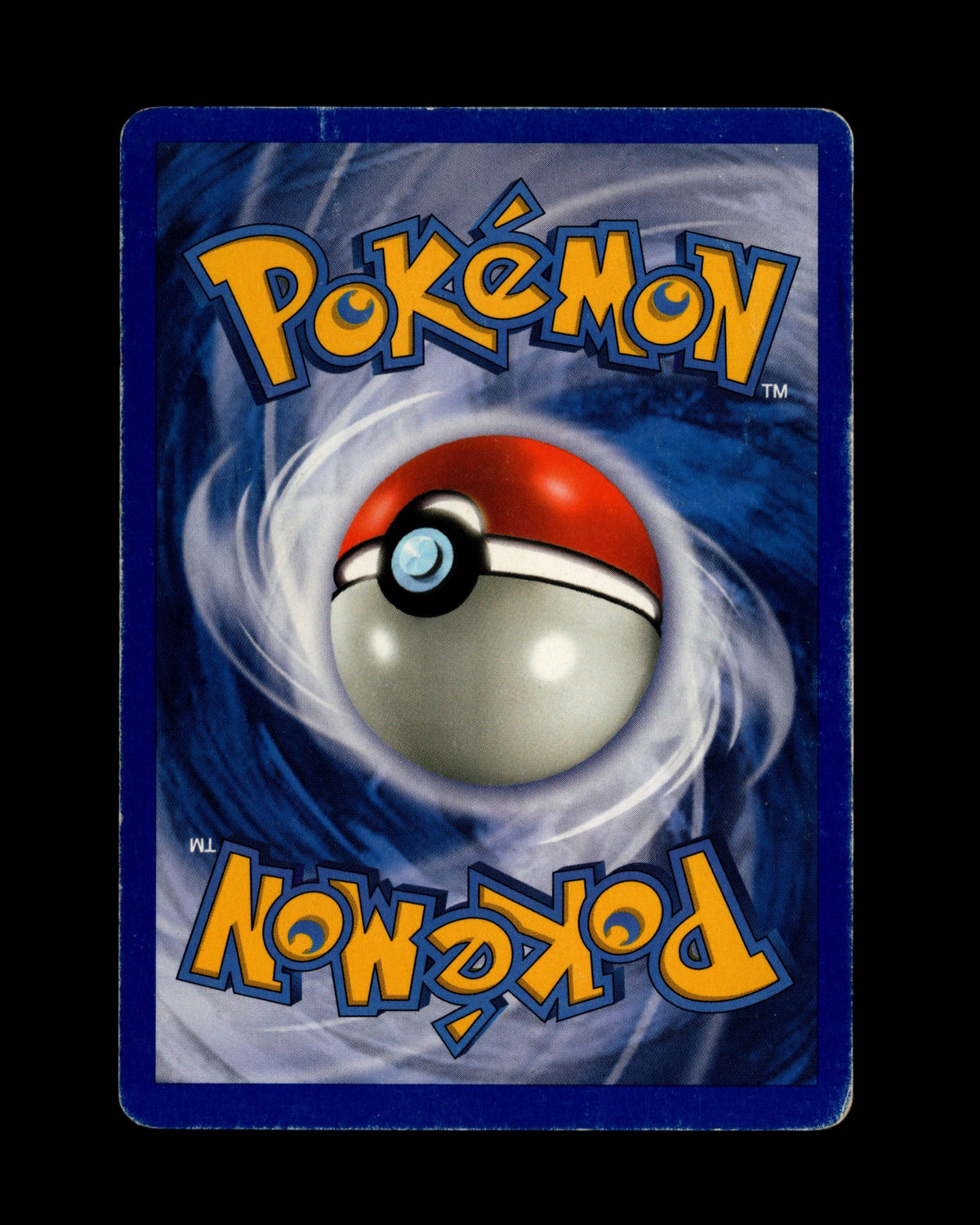 Achterkant van een Pokémon Jirachi ex kaart van CardVault Belgium met zichtbare slijtage aan de randen en hoeken.