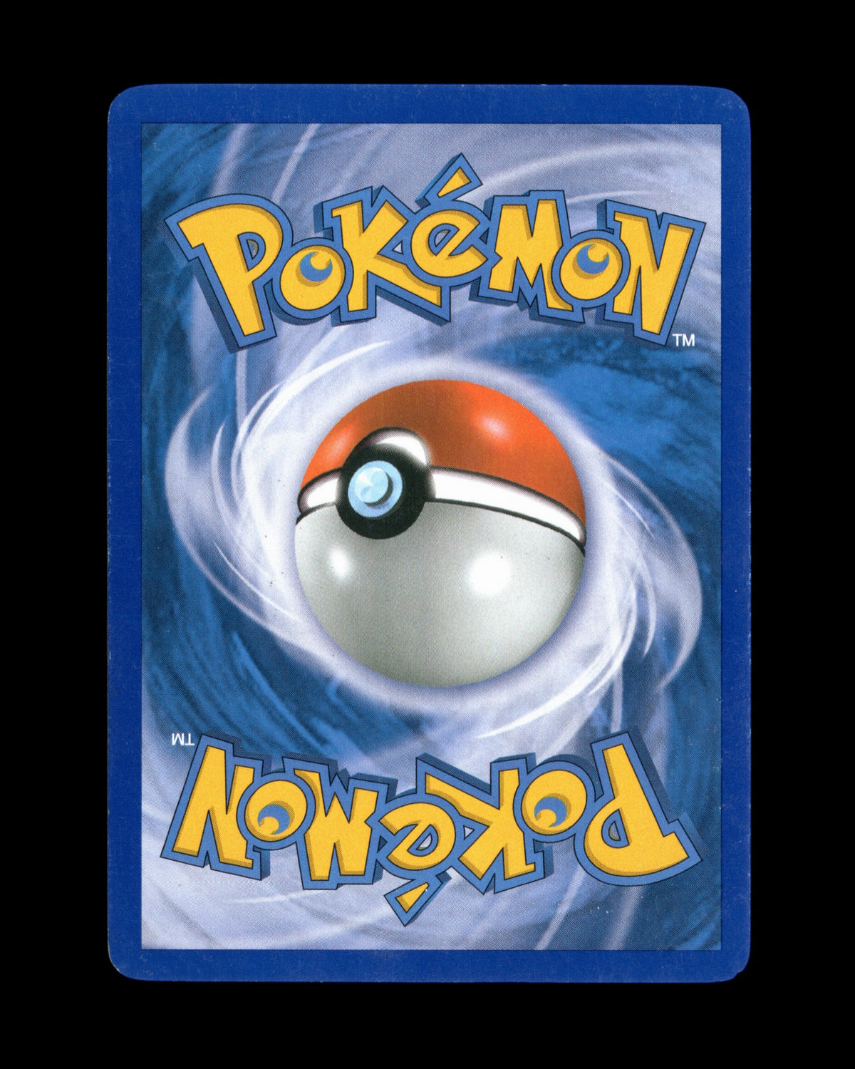 CardVault Belgium Pokémon kaart achterkant met klassiek blauw en wit logo ontwerp in uitstekende staat