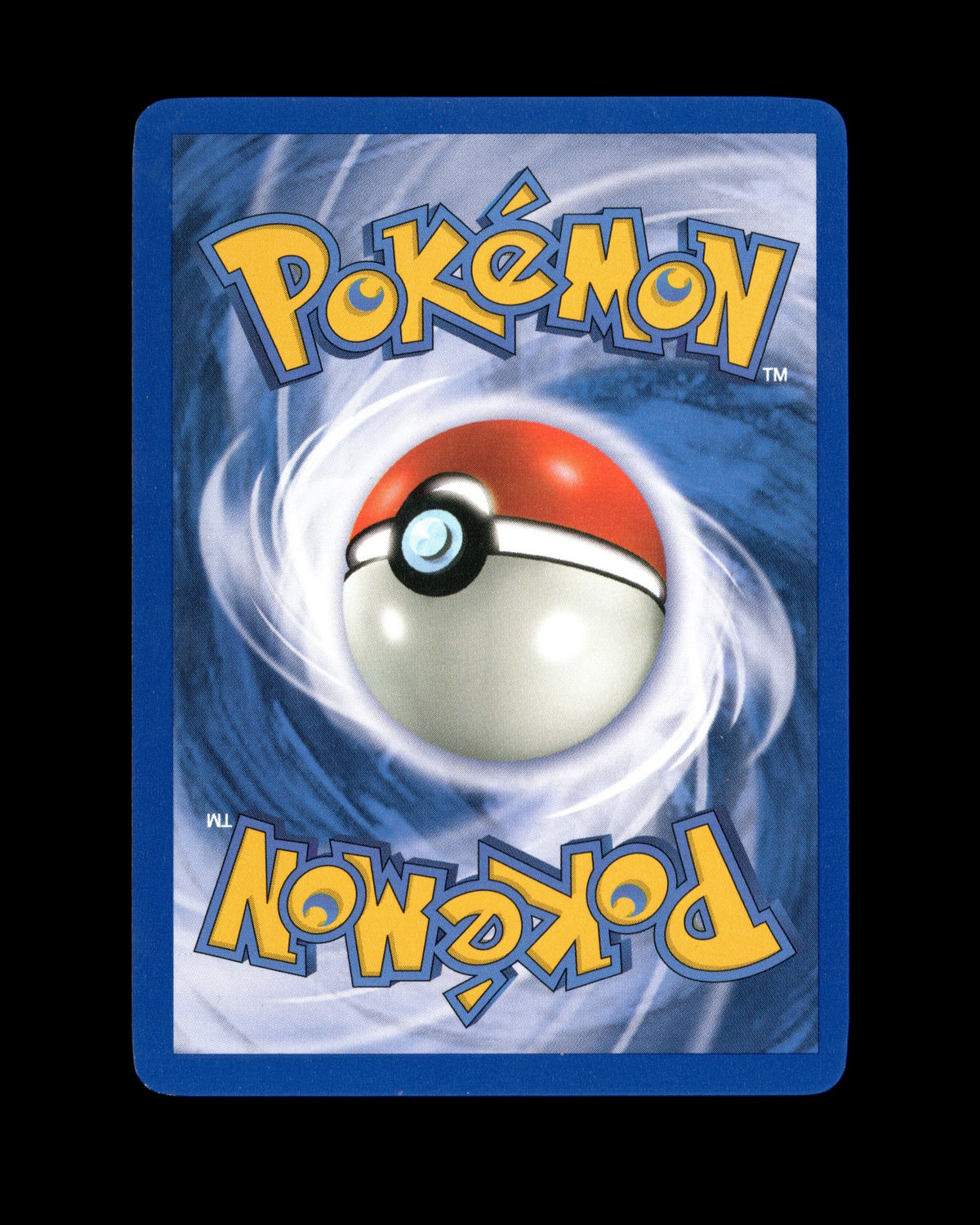 CardVault Belgium achterkant van een originele 1999 Pokémon Fossil Raichu kaart met blauwe achtergrond