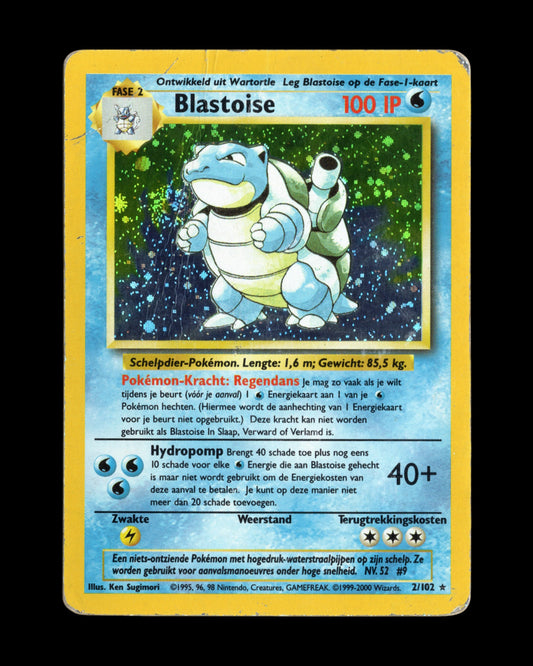 Pokémon Blastoise 2/102 Base Set 2000