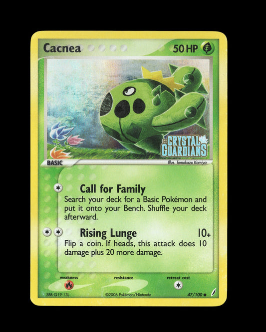 Pokémon Cacnea 47/100 EX Crystal Guardians 2006
