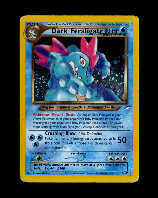 Pokémon Dark Feraligatr 5/105 Neo Destiny 2002