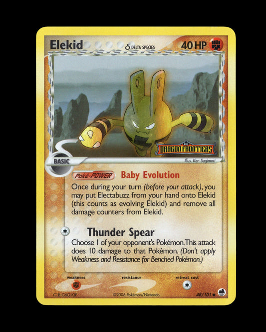 Pokémon Elekid δ 48/101 EX Dragon Frontiers 2006