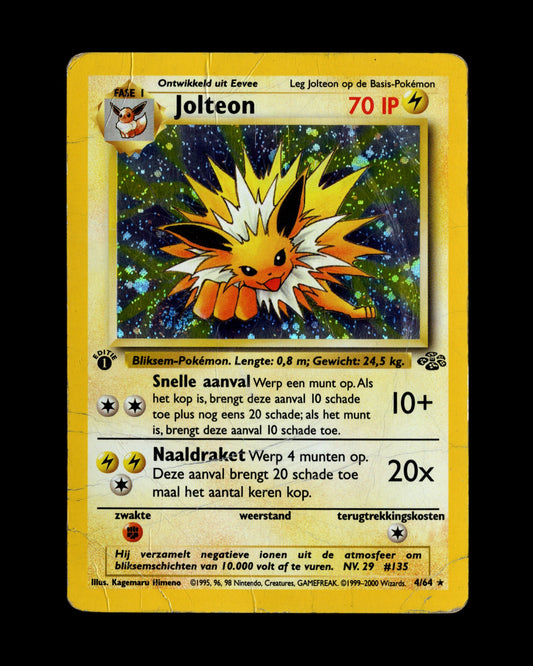 Pokémon Jolteon 4/64 Jungle 1st Edition 2000