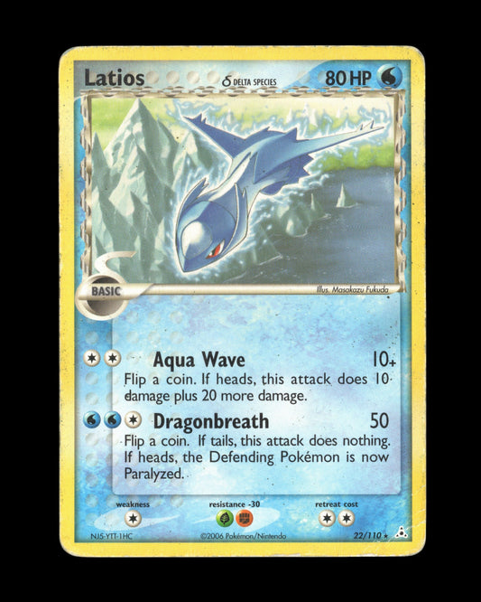 Pokémon Latios δ 22/110 EX Holon Phantoms 2006