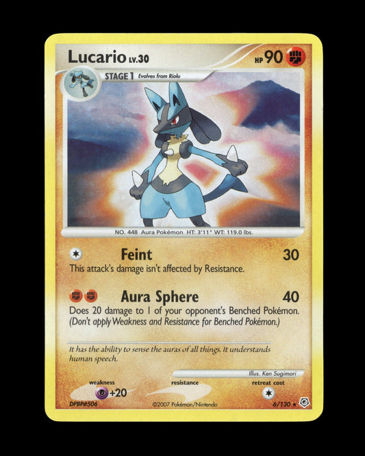 Pokémon Lucario 6/130 Diamond & Pearl 2007