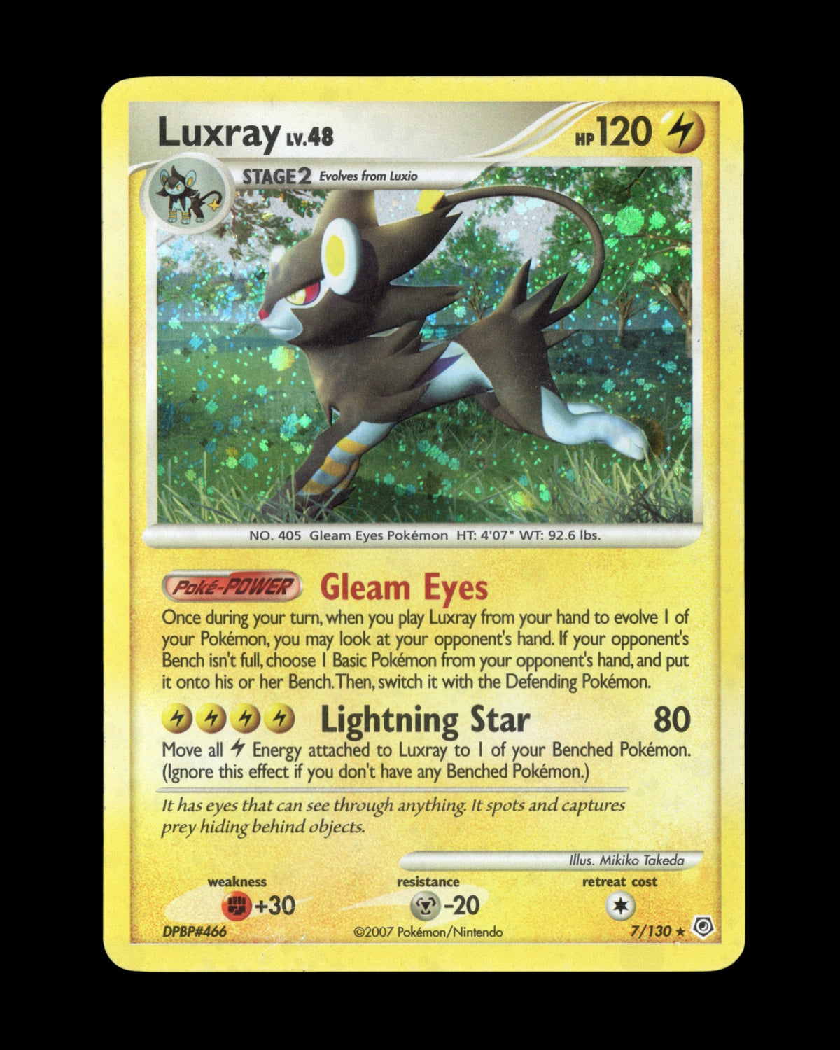 Pokémon Luxray 7/130 Diamond & Pearl 2007