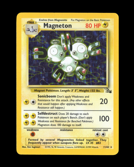 Pokémon Magneton 11/62 Fossil 1999
