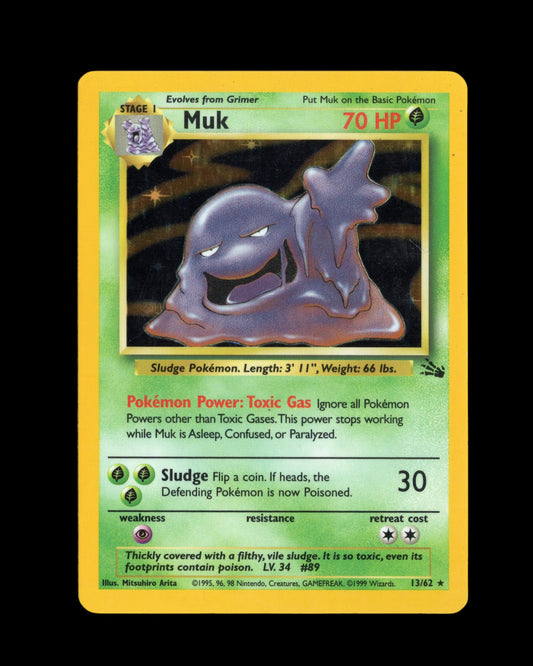 Pokémon Muk 13/62 Fossil 1999