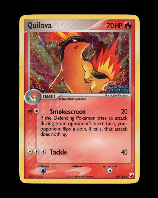 Pokémon Quilava 45/115 EX Unseen Forces 2005