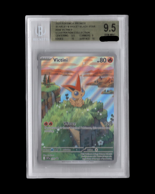 Pokémon Victini 208/SVP SV Black Star Promo 2025 BGS 9.5