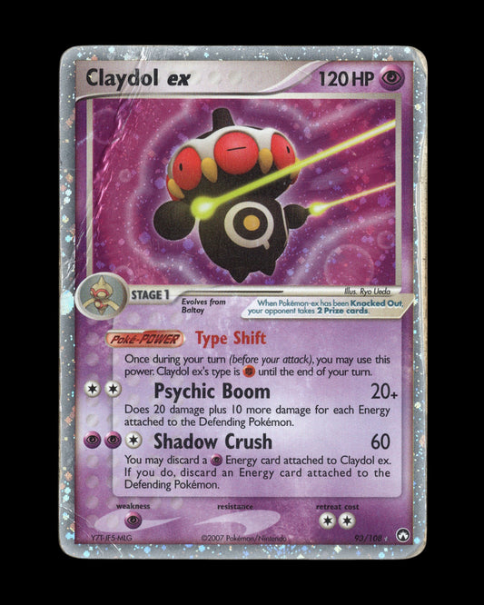 CardVault Belgium Pokémon kaart Claydol ex 93/108 uit EX Power Keepers set met paarse holo achtergrond