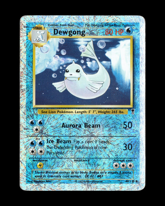 CardVault Belgium Pokémon kaart Dewgong 40/110 Legendary Collection 2002 met reverse-holo cracked ice effect