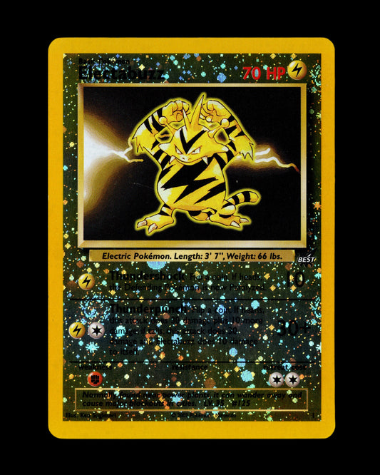CardVault Belgium Pokémon Electabuzz 1 Best of Game 2002 promo kaart met cracked ice reverse holo effect