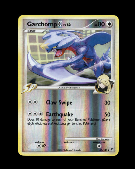 CardVault Belgium Pokémon kaart Garchomp C 60/147 uit de Supreme Victors set, een zeldzame SP Champion's Pokémon.