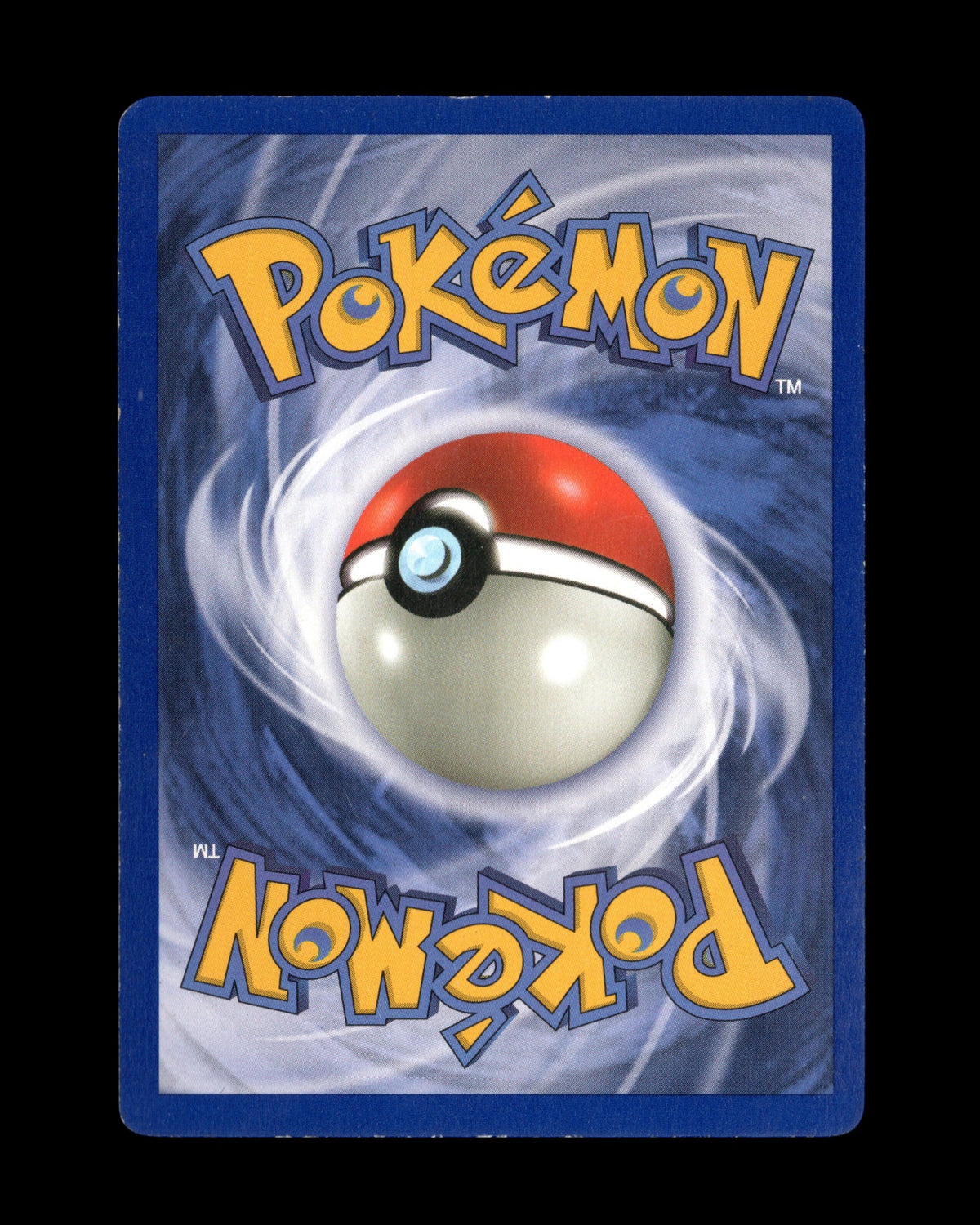 Achterkant van een vintage CardVault Belgium Pokémon Haunter 6/62 Fossil kaart uit 1999 met lichte gebruikssporen.