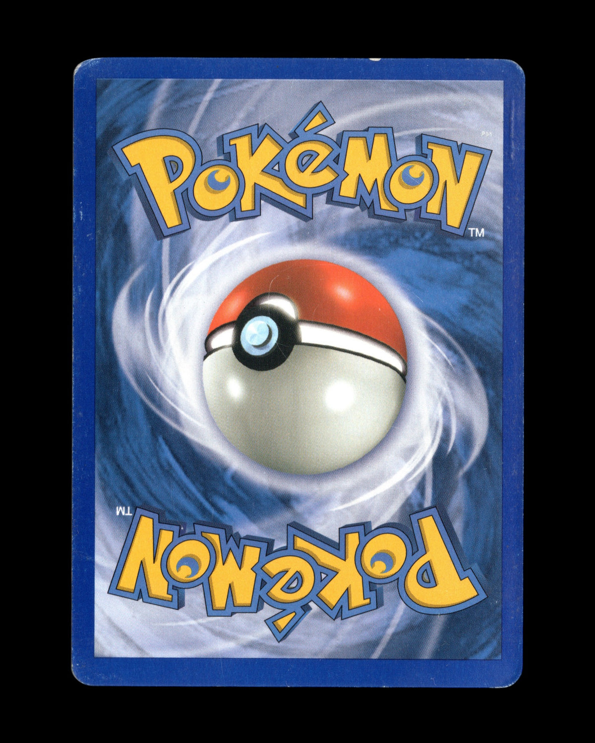 Achterkant van de CardVault Belgium Pokémon Groudon ex kaart met het klassieke blauwe Pokémon logo en Pokéball design