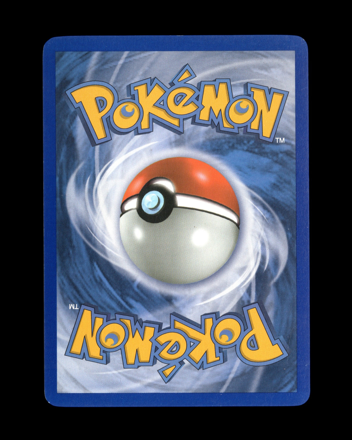 CardVault Belgium Pokémon kaart achterkant met klassiek blauw logo en Pokéball design in uitstekende staat