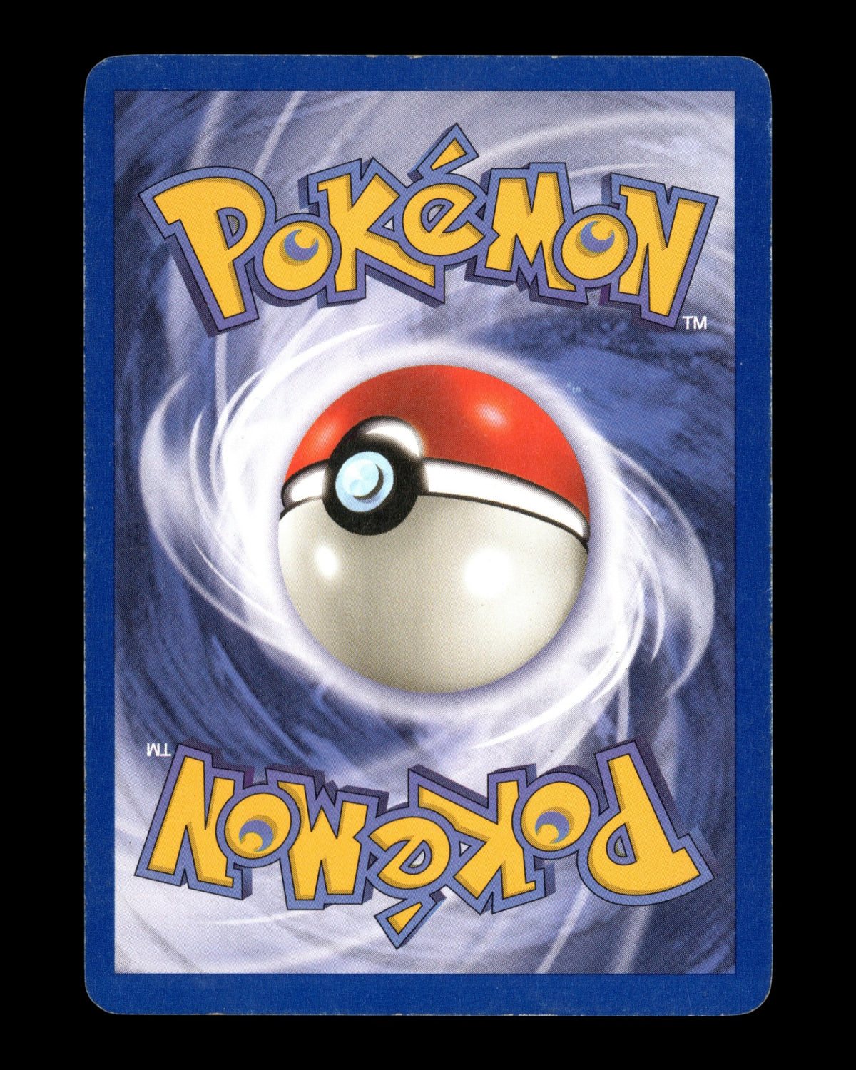 Achterkant van een originele CardVault Belgium Pokémon Dark Blastoise 1st Edition kaart uit 2000
