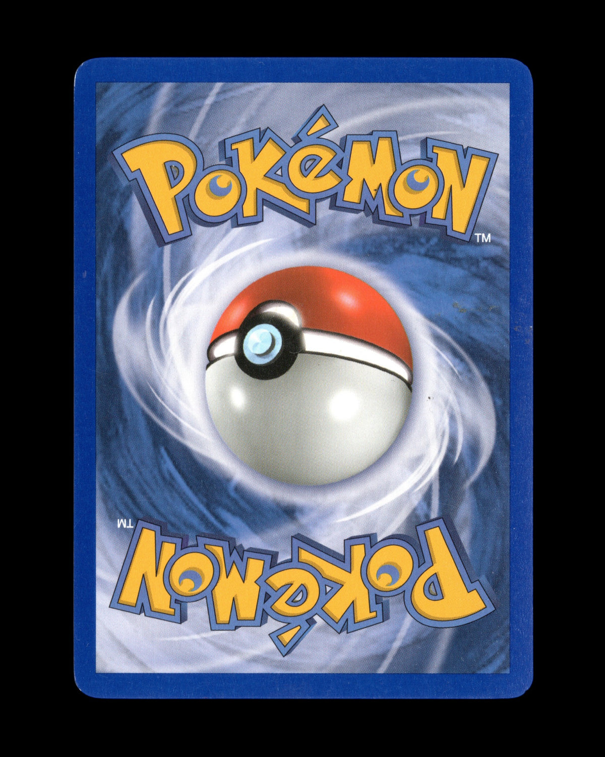 CardVault Belgium Pokémon kaart achterkant met klassiek blauw logo en Pokéball design in uitstekende staat