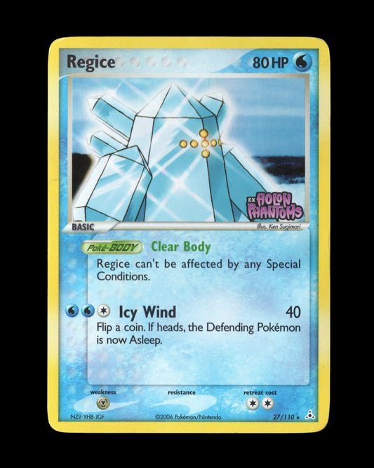 CardVault Belgium Pokémon Regice 27/110 Holo Rare kaart uit de EX Holon Phantoms set uit 2006