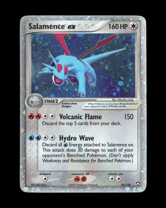 CardVault Belgium Pokémon Salamence ex 96/108 Holo Ultra Rare kaart uit de EX Power Keepers set uit 2007