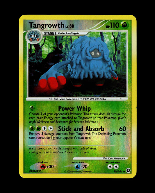 CardVault Belgium Pokémon Tangrowth 10/106 Reverse Holo kaart uit de Great Encounters set uit 2008