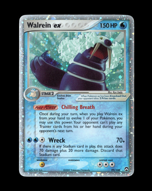CardVault Belgium Pokémon kaart Walrein ex 99/108 uit de EX Power Keepers set met glinsterende holo afwerking